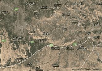 Mardin Uydu Görüntüsü Haritası