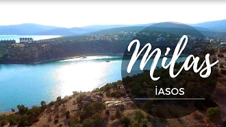 Muğla Milas İasos Antik Kenti Havadan Kamera İzle