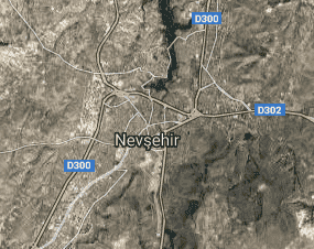 Nevşehir Uydu Görüntüsü Haritası