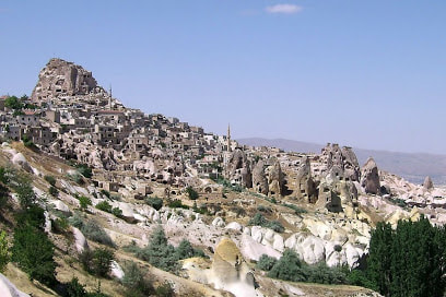 Nevşehir Uçhisar Uydu Görüntüsü Haritası