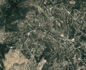 Mersin Çamlıyayla Uydu Görüntüsü Haritası