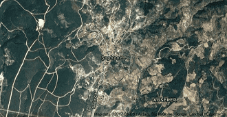 Kütahya Şaphane Uydu Görüntüsü ve Haritası