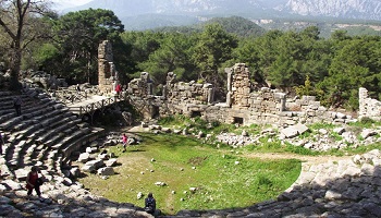 Kemer Phaselis Antik Tiyatrosu Sanal Tur İzle