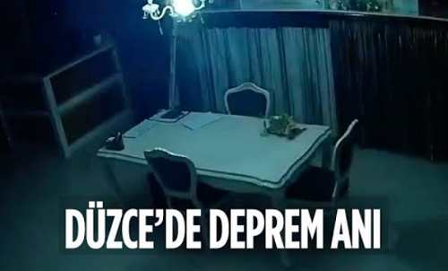 Düzce’de 5.9 Deprem Anı Kameralarda