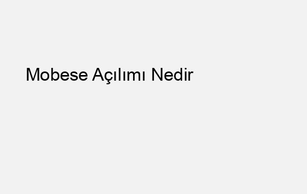 Mobese Açılımı Nedir