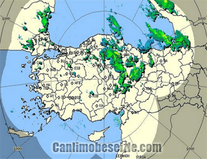 Meteoroloji Yağış Radar Görüntüleri izle